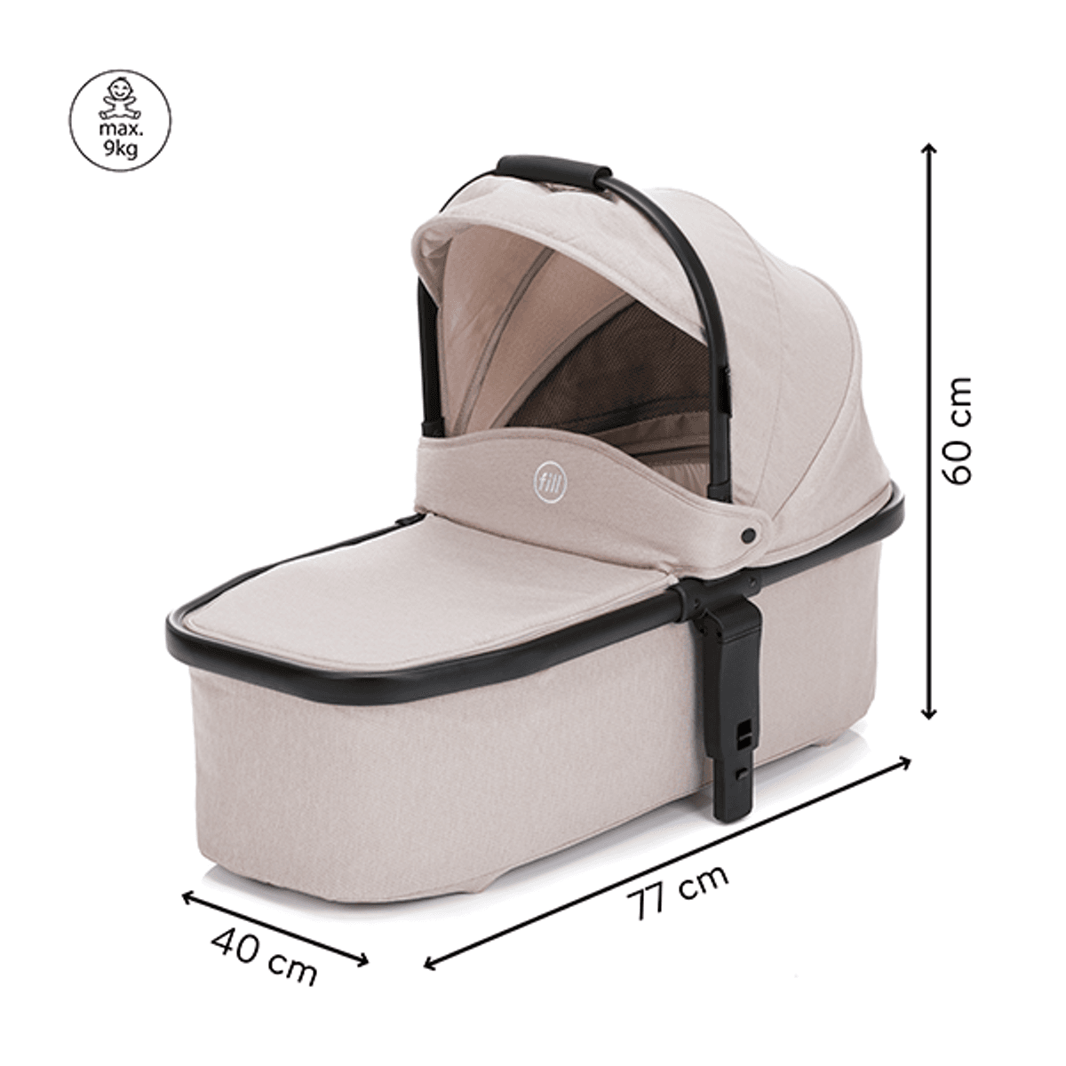  Fillikid | Bagdel til  Fill Two in One og Fill Voyager | Taupe