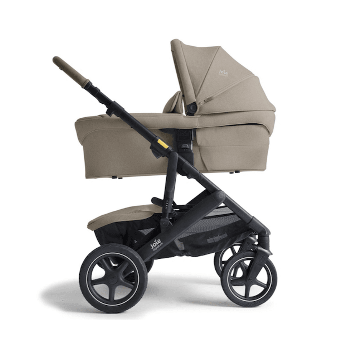 Joie Signature | Vinca Kombivogn + I-Level Pro bilstol & Base 360 | Sandstone
