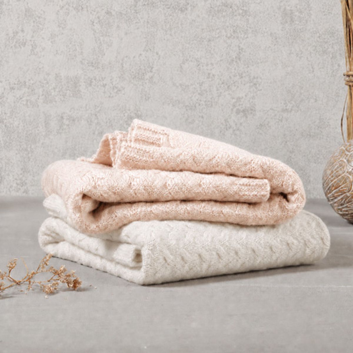 Babyono | Babyteppe i merinoull | Ecru