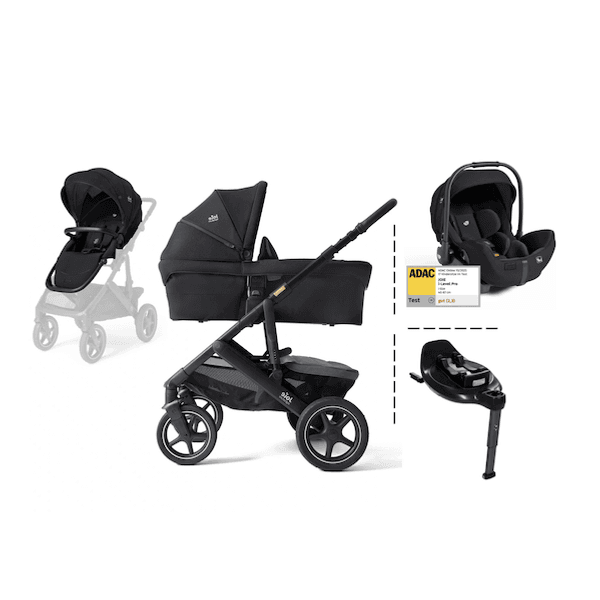 Hovedbilde Joie Signature | Vinca Kombivogn + I-Level Pro bilstol & Base 360 | Eclipse