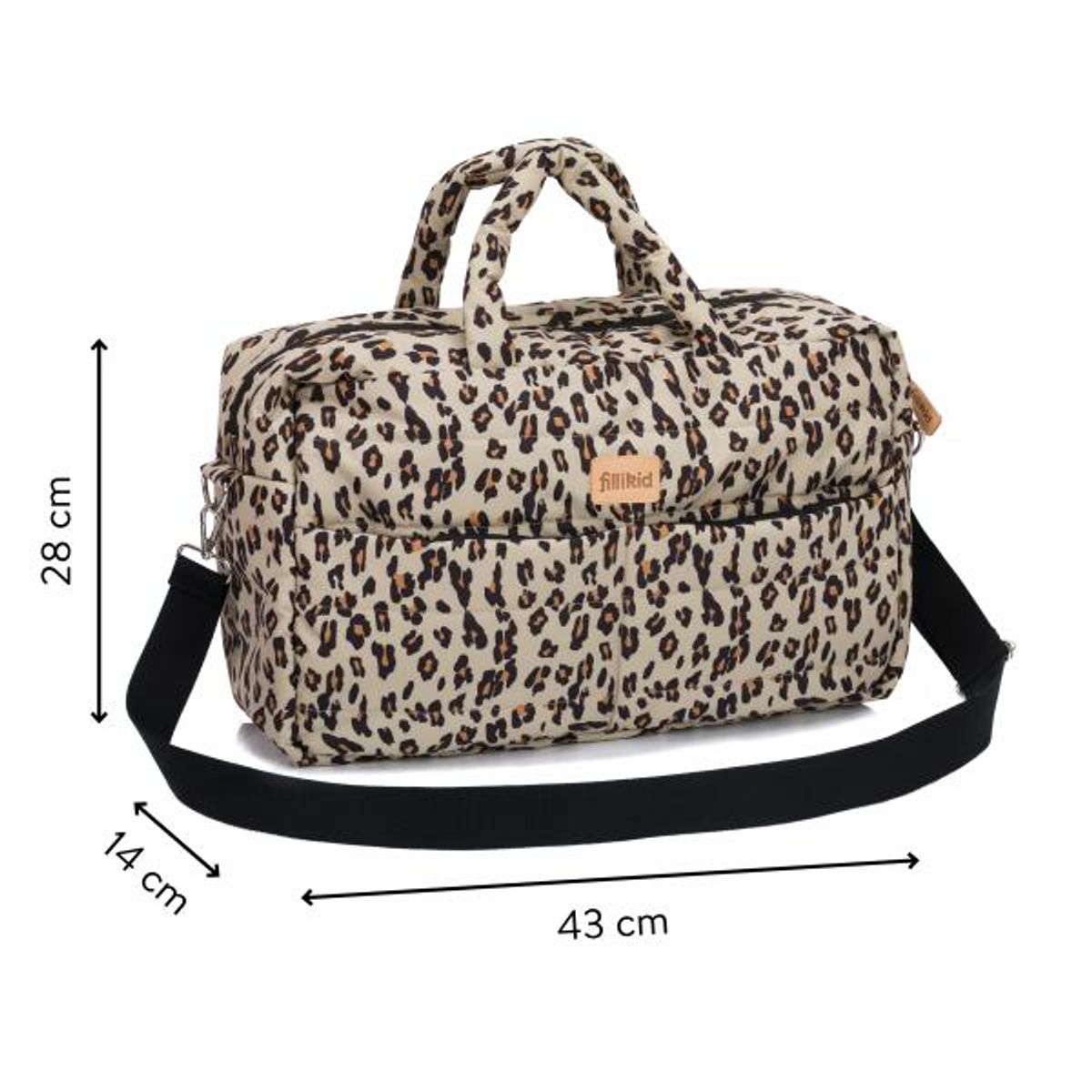 Fillikid | Stelleveske / Mamma veske | Toulouse | Leopard