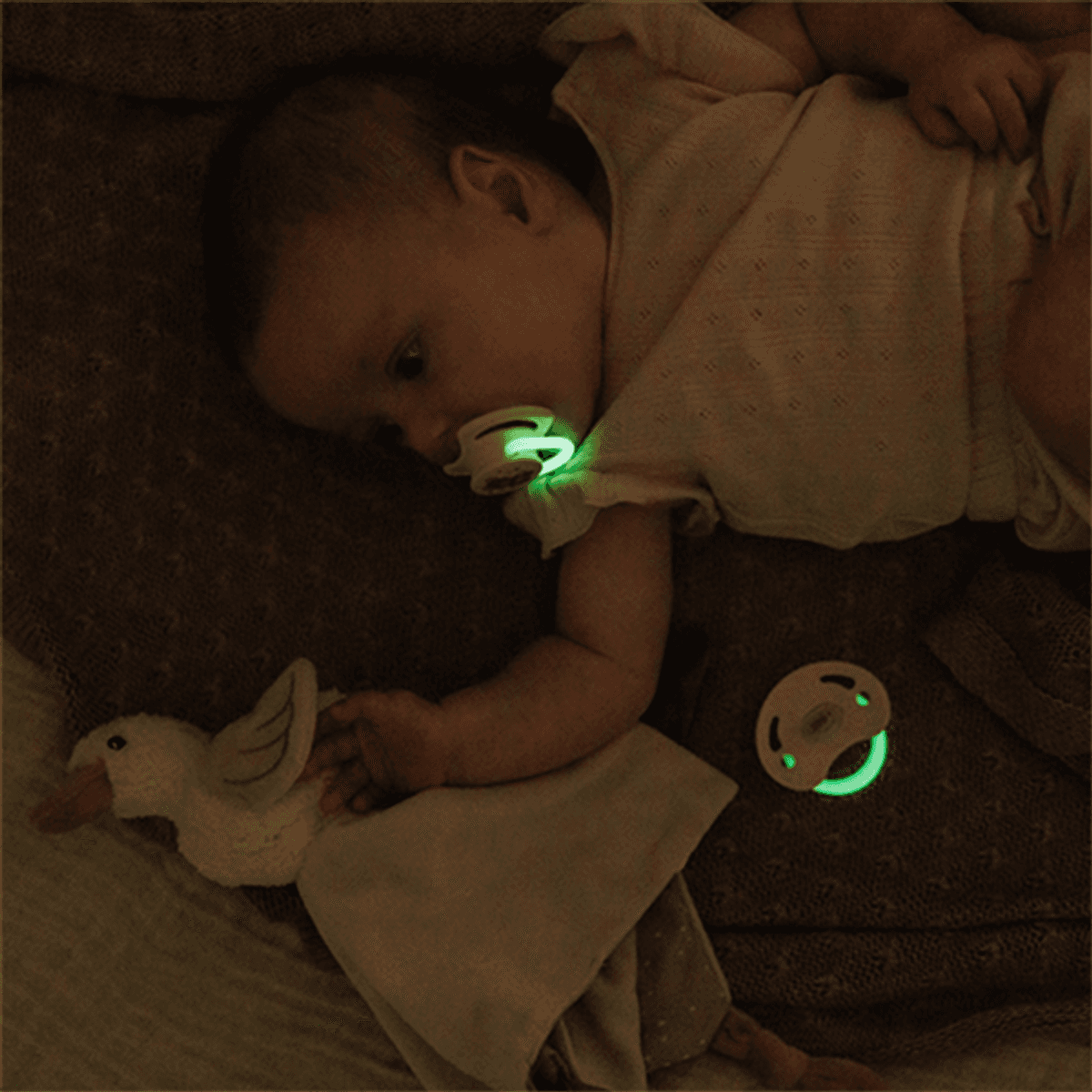 Babyono | Symmetrisk Sillikonsmokk | 0-6 mnd