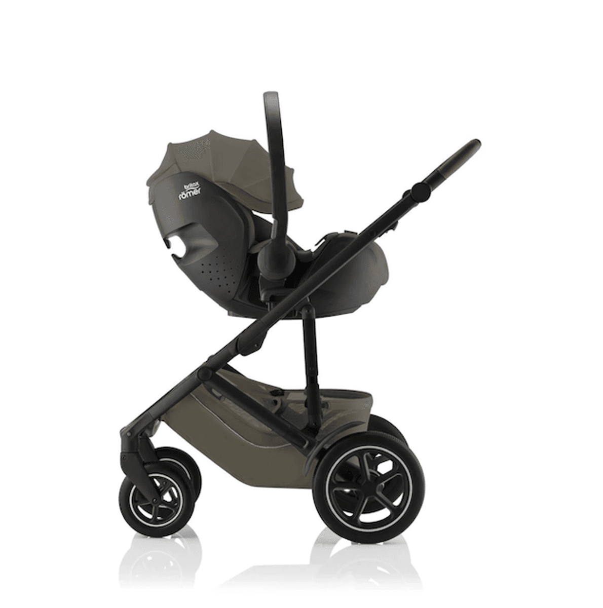 Britax | Smile 5Z LUX Kombivogn + BABY-SAFE Pro Bilstol & Base | Urban Olive