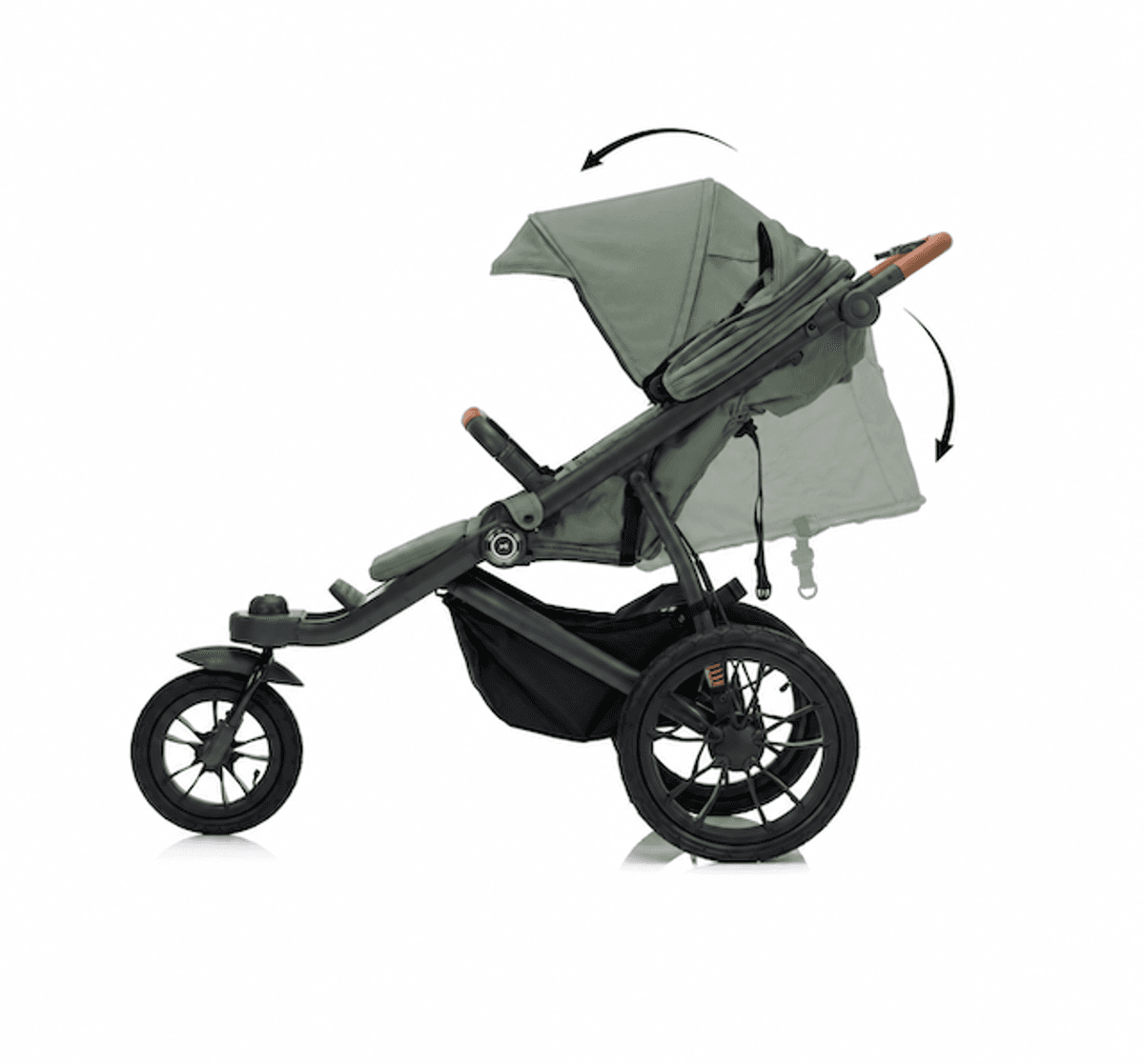 Fillikid | Kombivogn  Jogger Runner | Olive