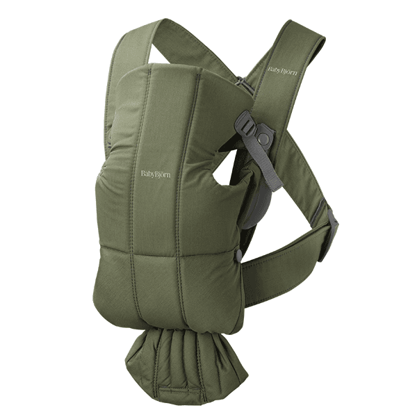 Hovedbilde BabyBjörn | Bæresele Mini | Vevd | Mørkegrønn