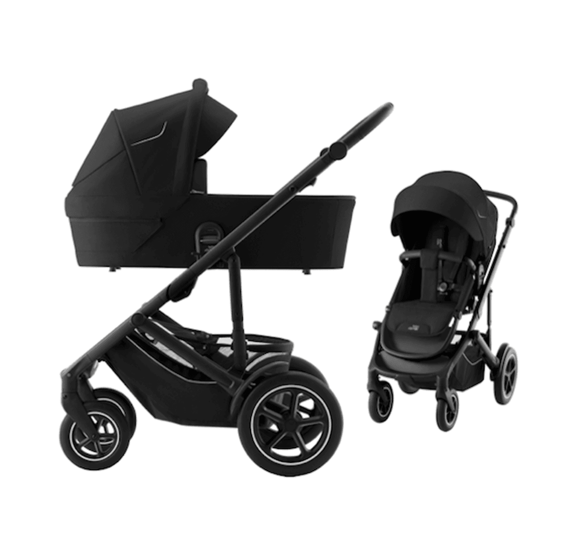 Britax | Smile 5Z Kombivogn + BABY-SAFE Pro Bilstol & Base | Black and Green 