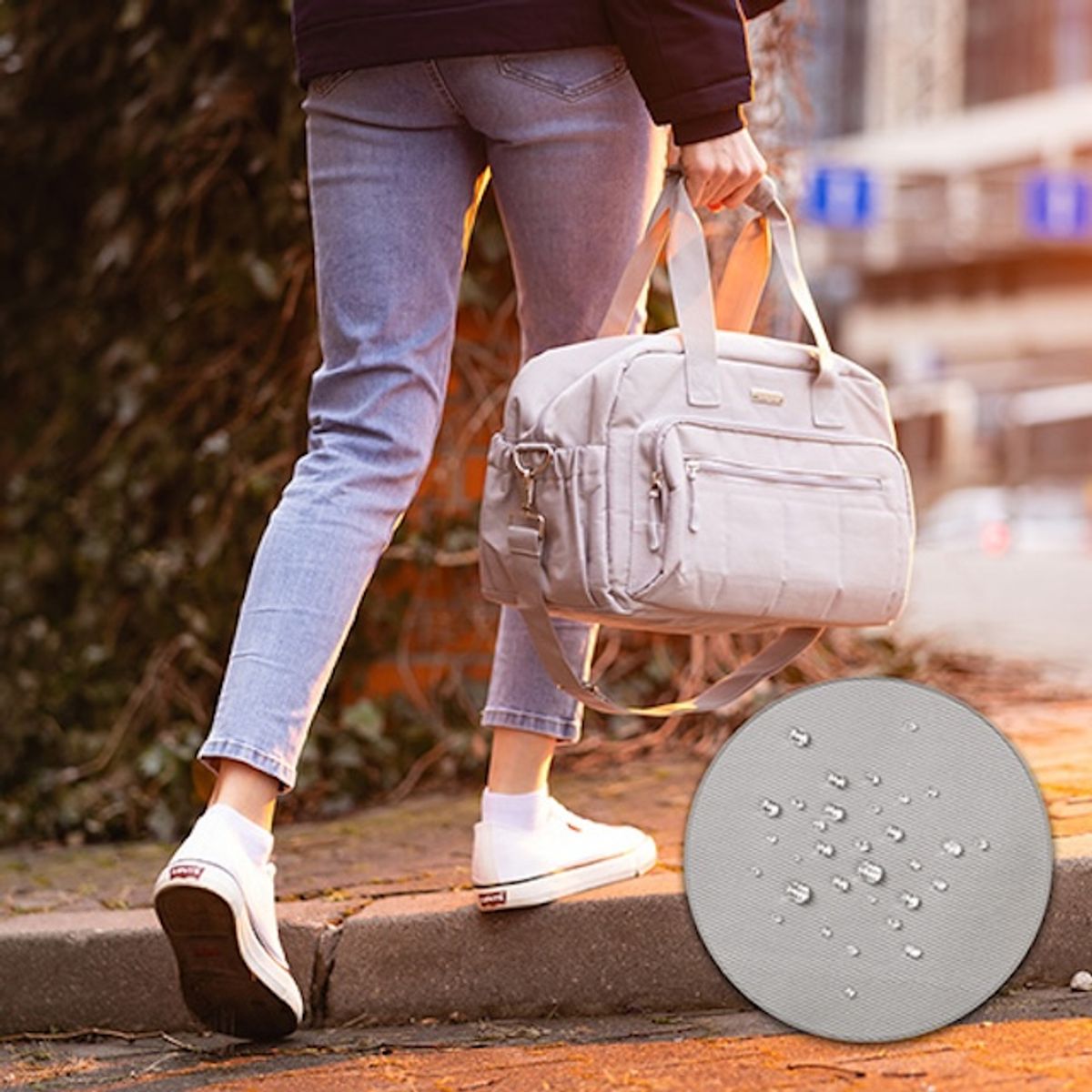 Babyono | Travel Bag for Mor | Grå