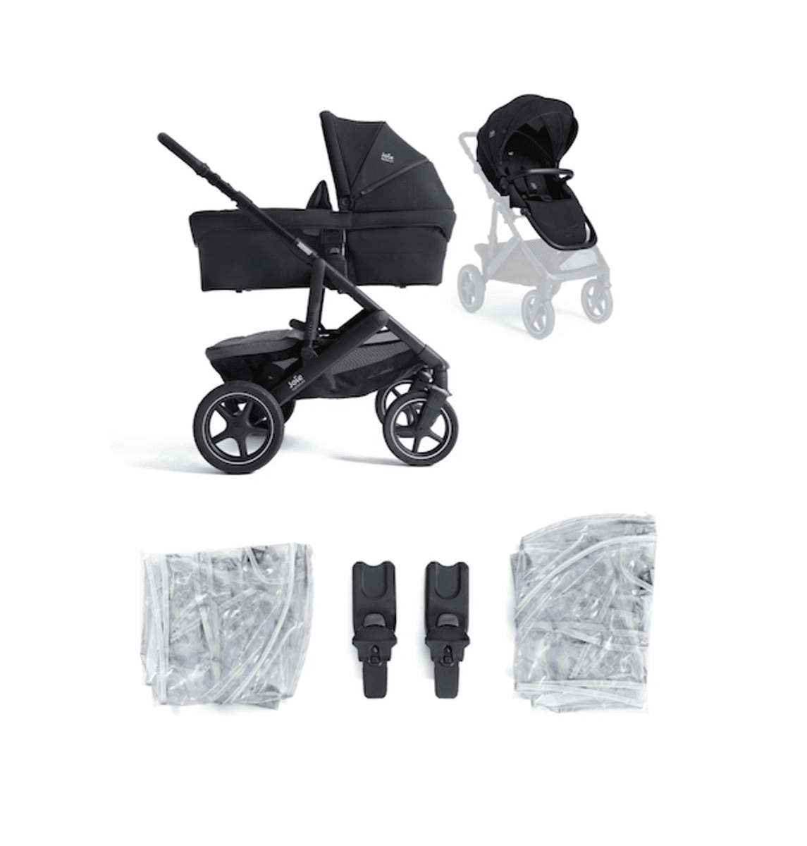 Joie Signature | Vinca Kombivogn + I-Level Pro bilstol & Base 360 | Eclipse