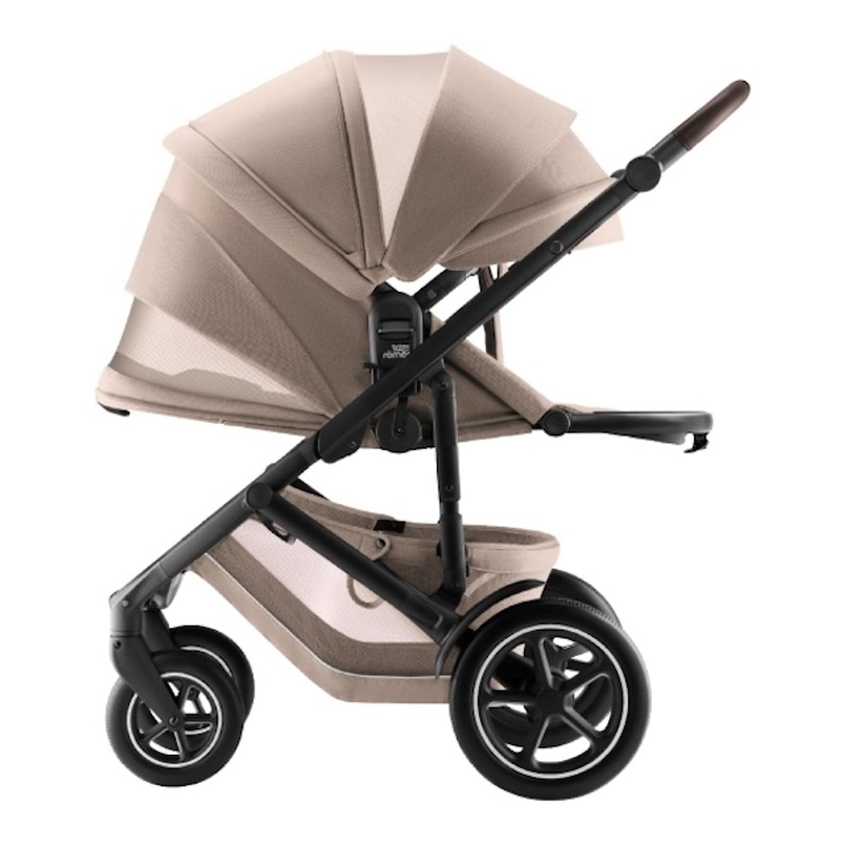 Britax | Smile 5Z Kombivogn + BABY-SAFE Pro Bilstol & Base | Teak and Grey 