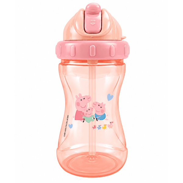 Hovedbilde Peppa Pig | Evie Sugerørskopp | 320 ml | Rosa