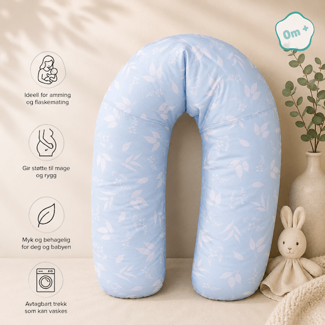 Hovedbilde Fillikid | Gravid & Ammepute | 190 cm | Leaves Lightblue