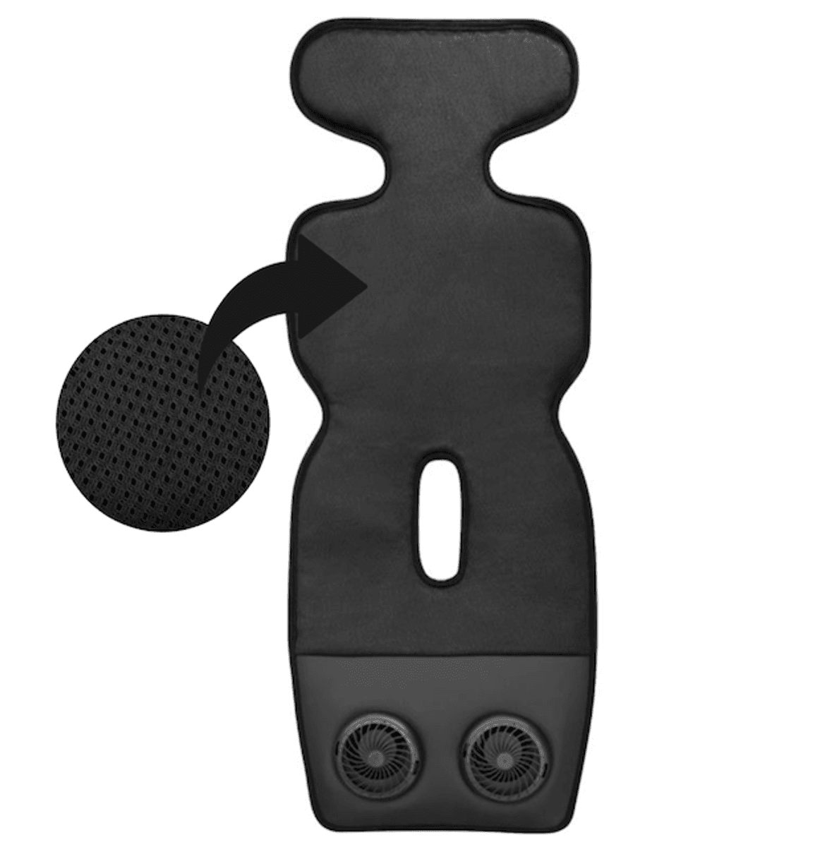 Troller Kids | Cooling Seat liner | Sort