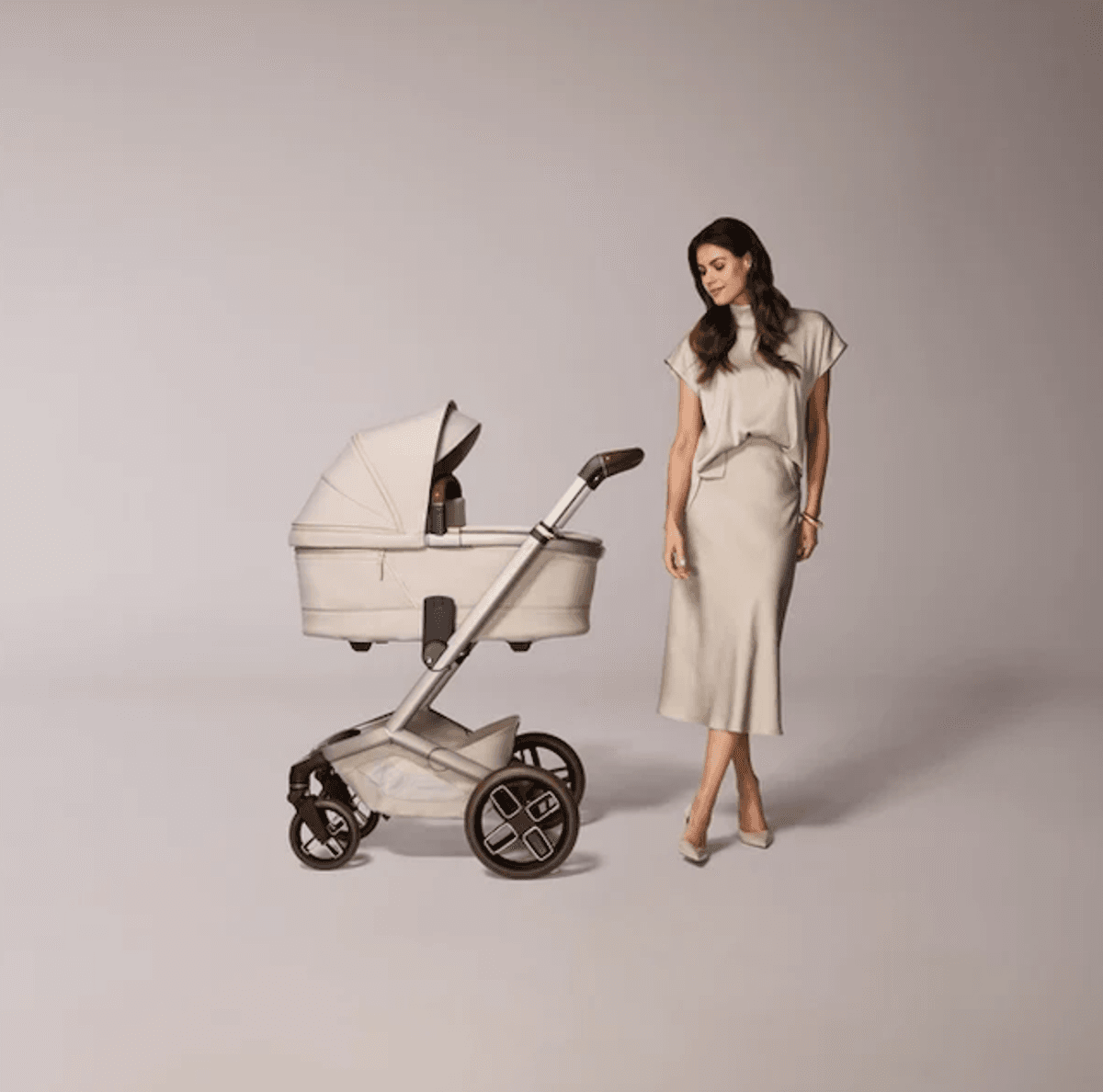  Maxi-Cosi | Fame V2 Vogn + Pebble Slide Pro Bilstol og Base | Sapphire Sand / Black