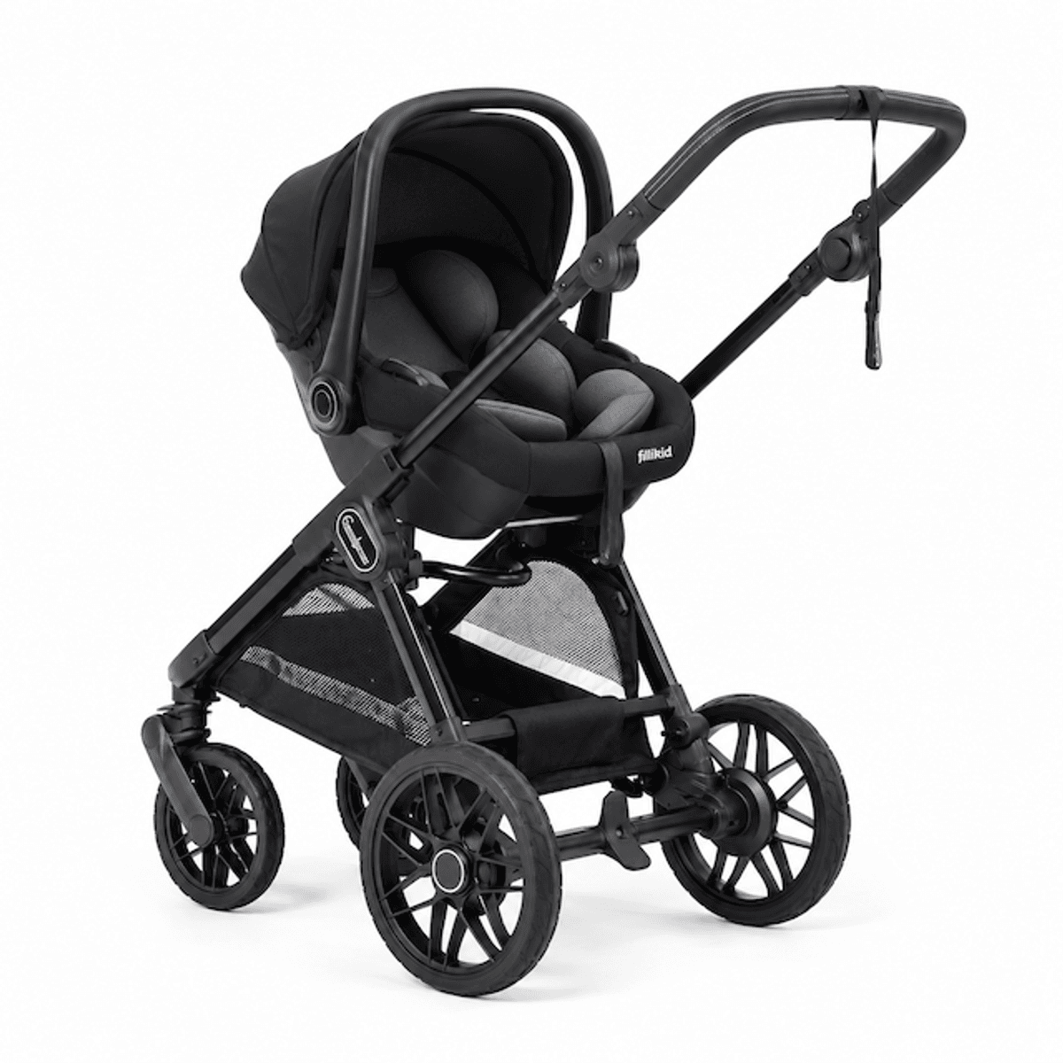 Emmaljunga 2027 | Sento Kombi Ergo + Fillikid Bilstolpakke | Urban Black