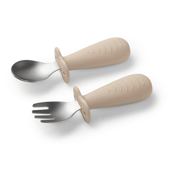 Hovedbilde Babyono | Bestikkesett med sikkerhetskant | Beige