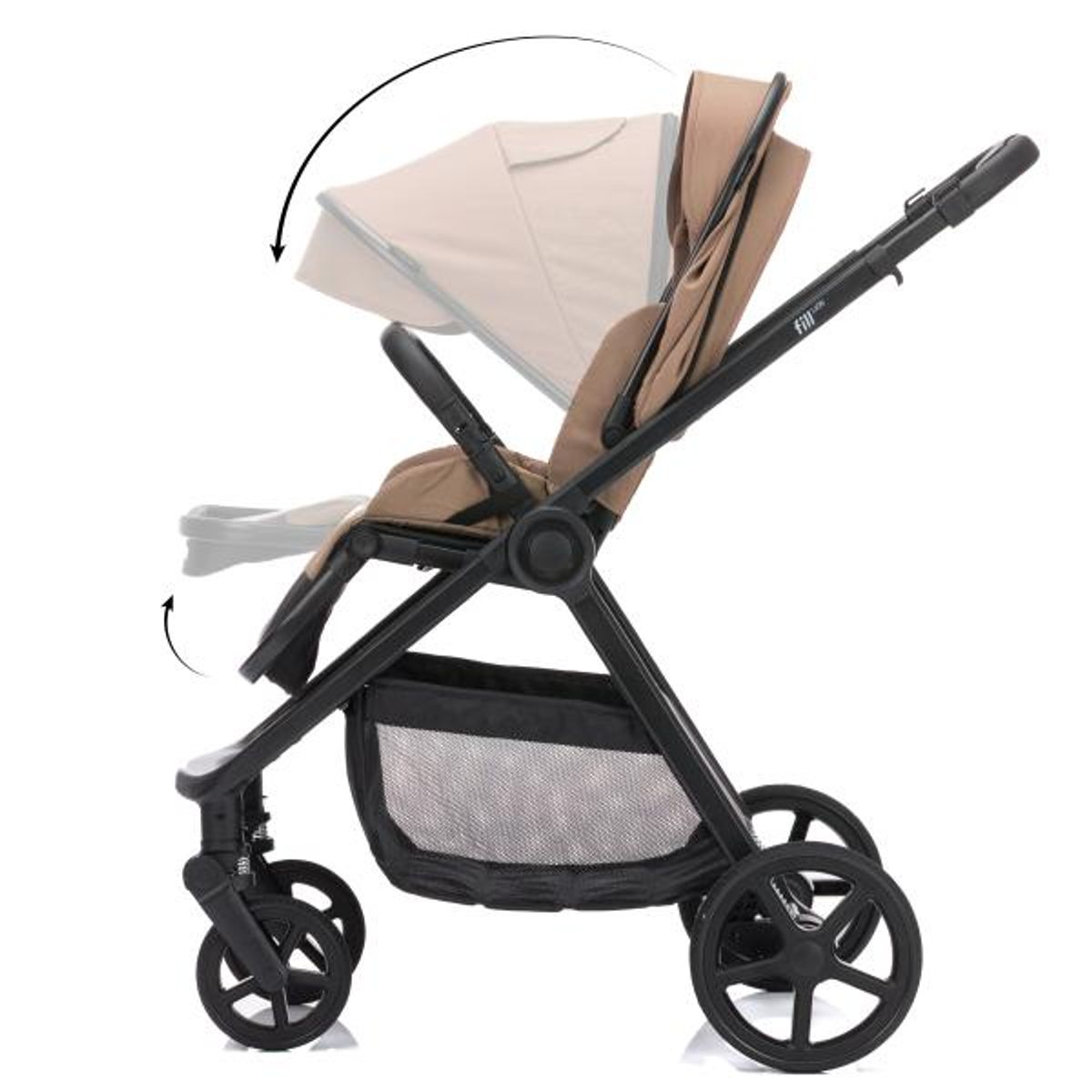 Fillikid | Lion vognpakke + bilstol | Sand