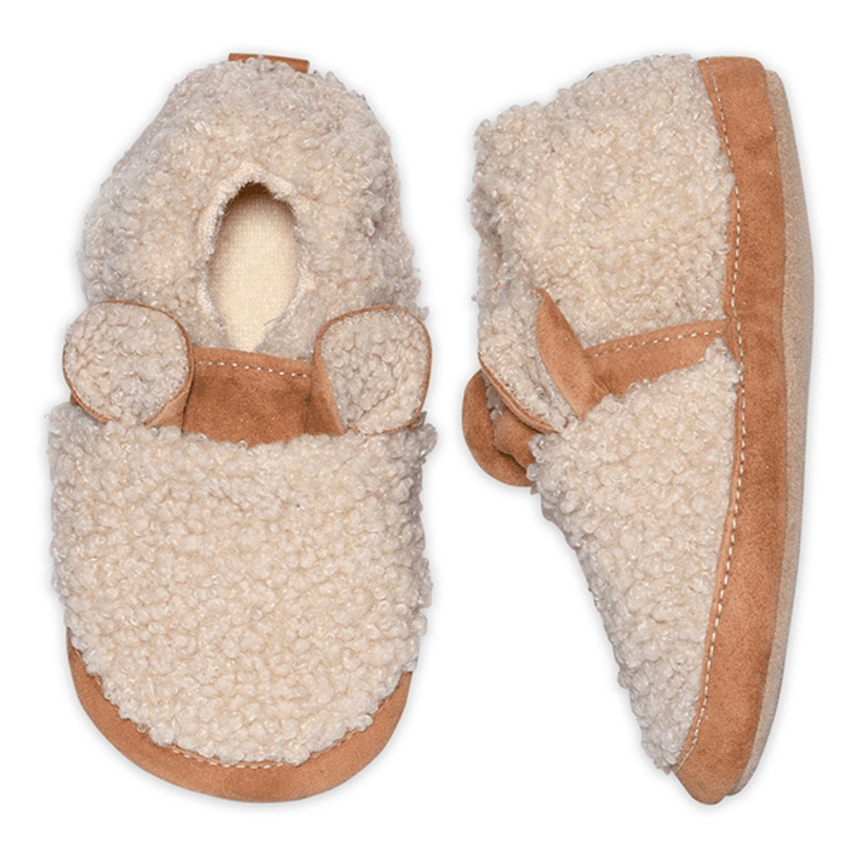 Melton | Fuzzy Teddy Tøfler | Oxford Tan