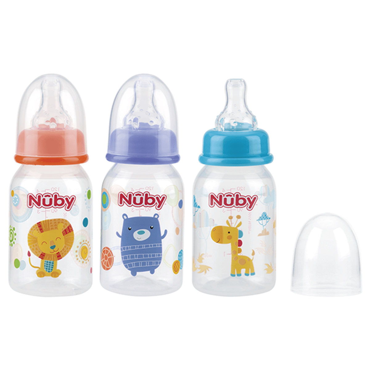 Nûby | Tåteflaske Anti-kolikk 120 ml | Assorterte farger