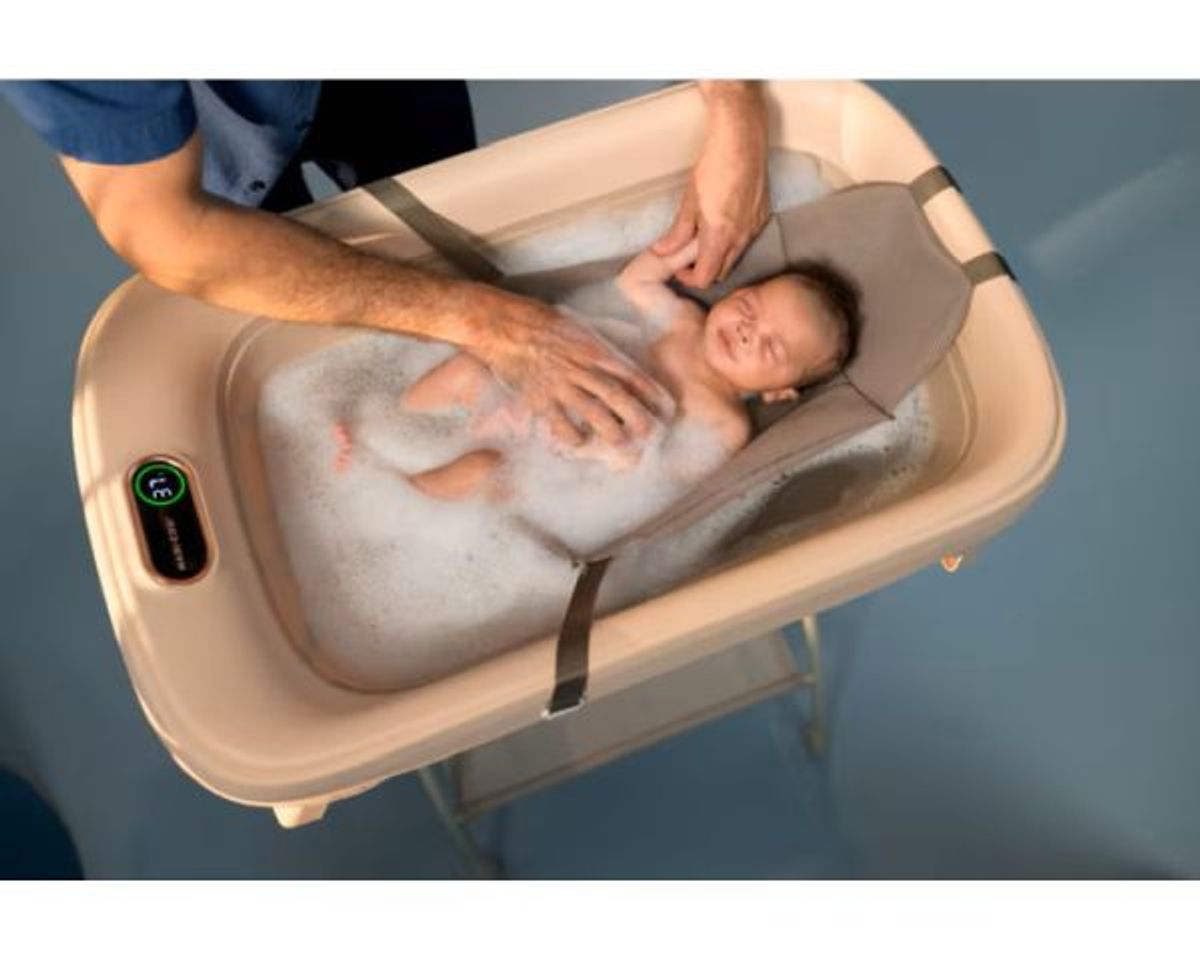 Maxi-Cosi | Indigo Plus Badebalje med Digitalt Termometer | Muted Terra