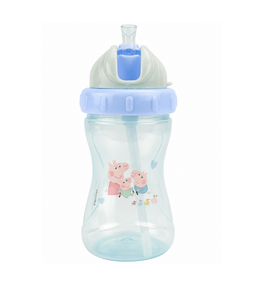 Peppa Pig | Evie Sugerørskopp | 320 ml | Blå