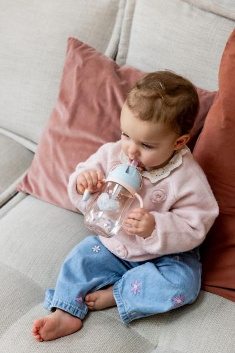 Peppa Pig | Evie Sugerørskopp | 240 ml | Rosa