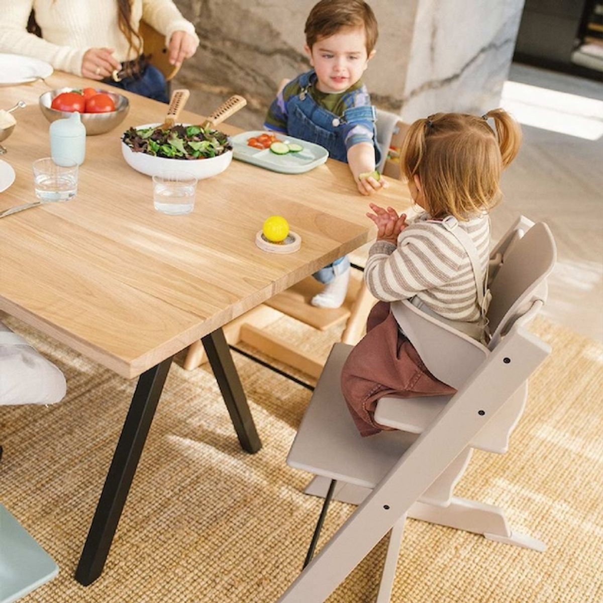 Stokke | Tripp Trapp stol + Baby set | Cashmere Grey