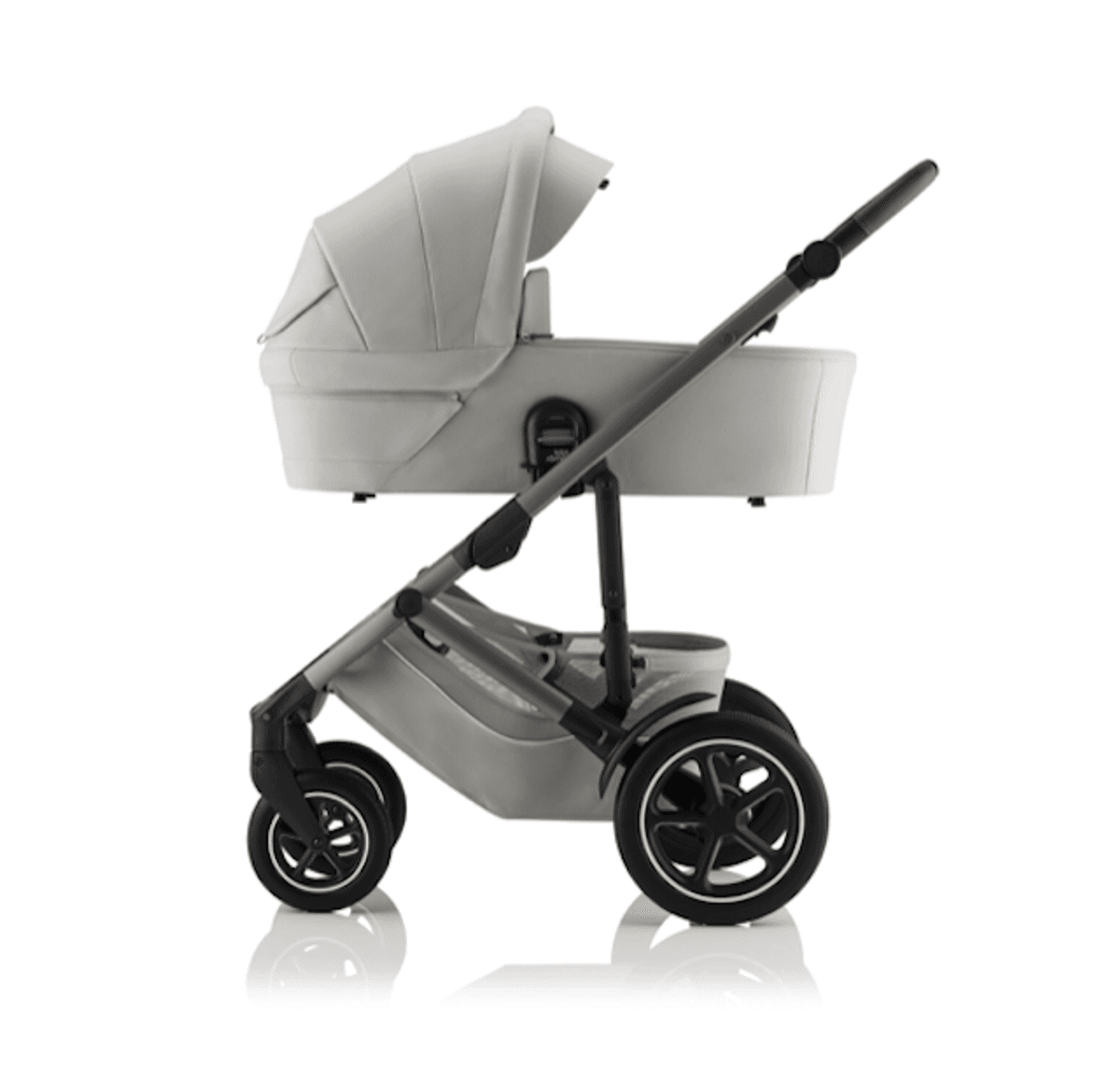 Britax | Smile 5Z LUX Kombivogn + BABY-SAFE Pro Bilstol & Base | Grey and Pink