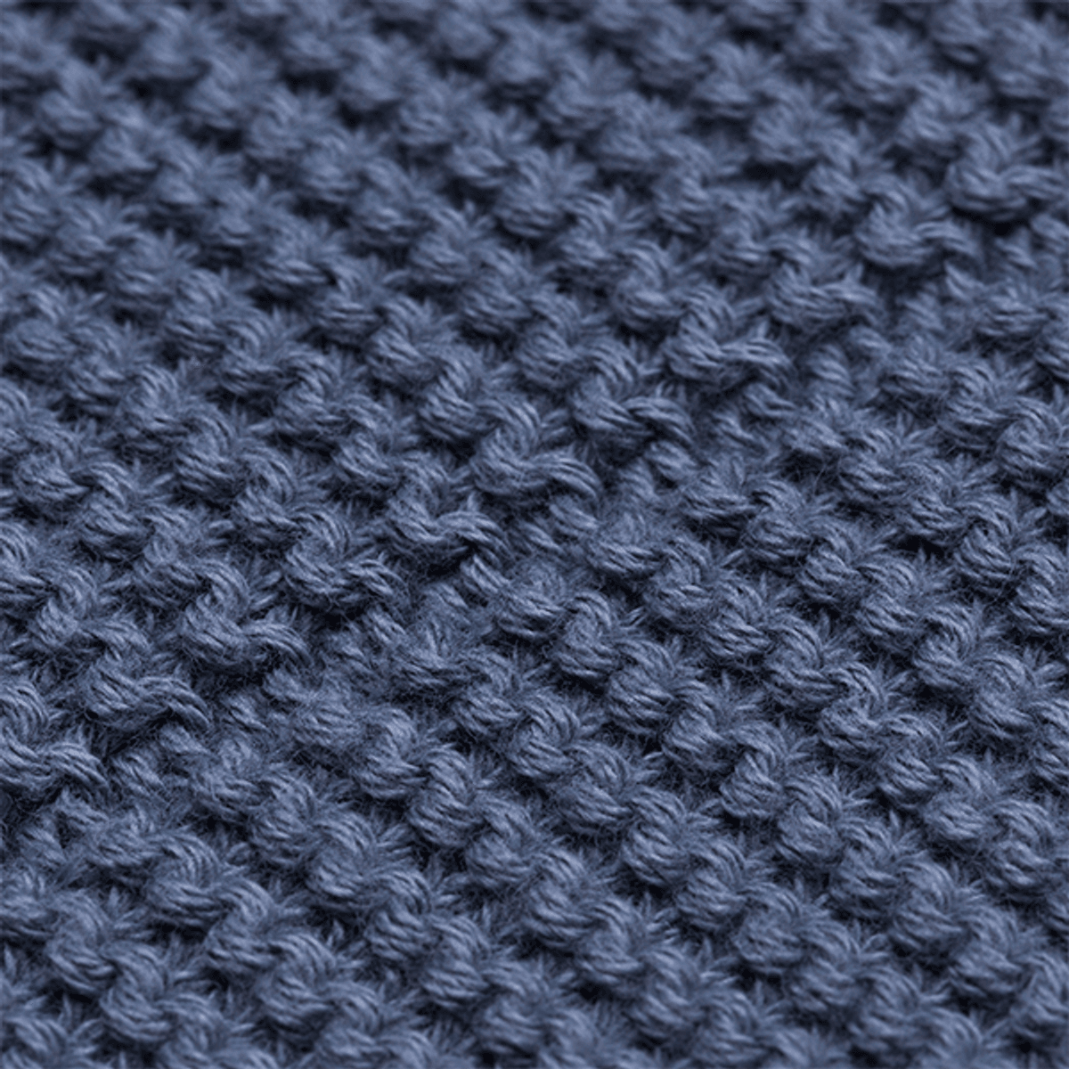 Fillikid | Strikket babyteppe | 80 x 100 cm | Blue