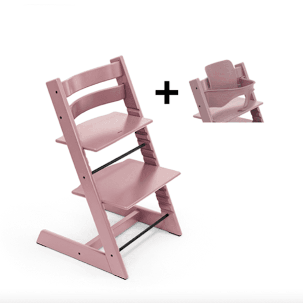 Hovedbilde Stokke | Tripp Trapp stol + Baby set | Heather Mauve