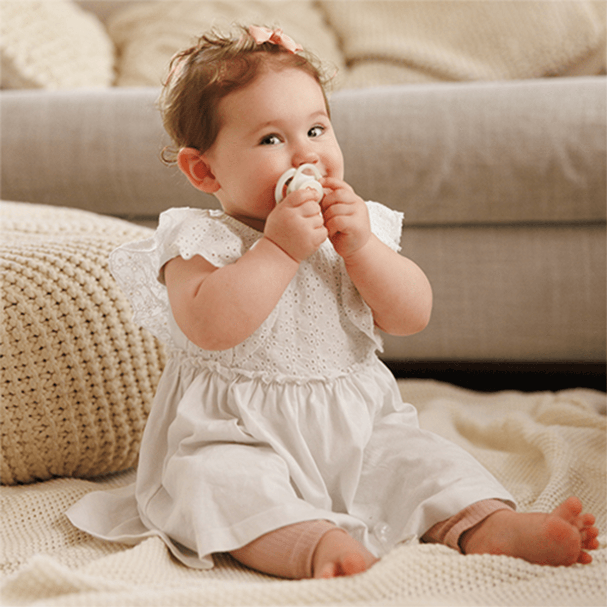 Babyono | Symmetrisk Sillikonsmokk | 6-18 mnd.