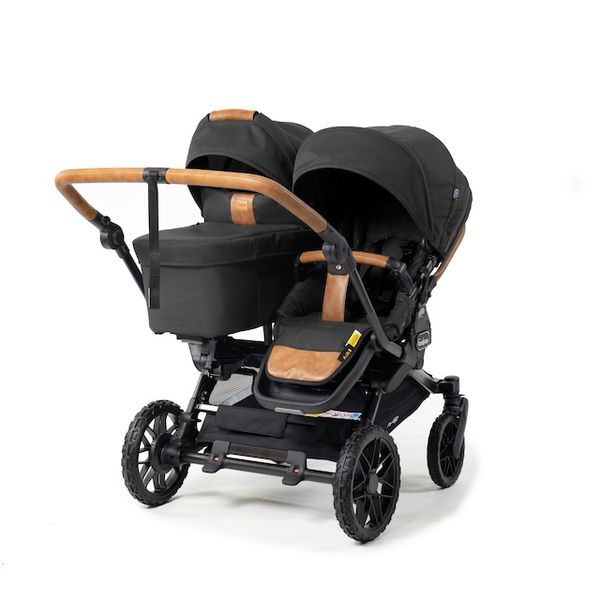 Hovedbilde Emmaljunga 2027 | Double Sento Liggedel+ og Ergo sittedel+ | Outdoor Black