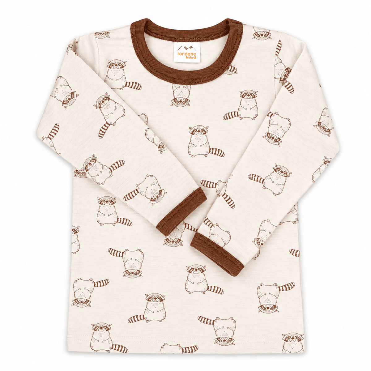 Rondane, Trøye, Langermet, Ull, Beige Raccoon