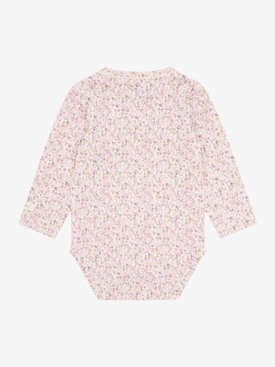 Fixoni | Langermet body med blomstermønster | Pale Lilac