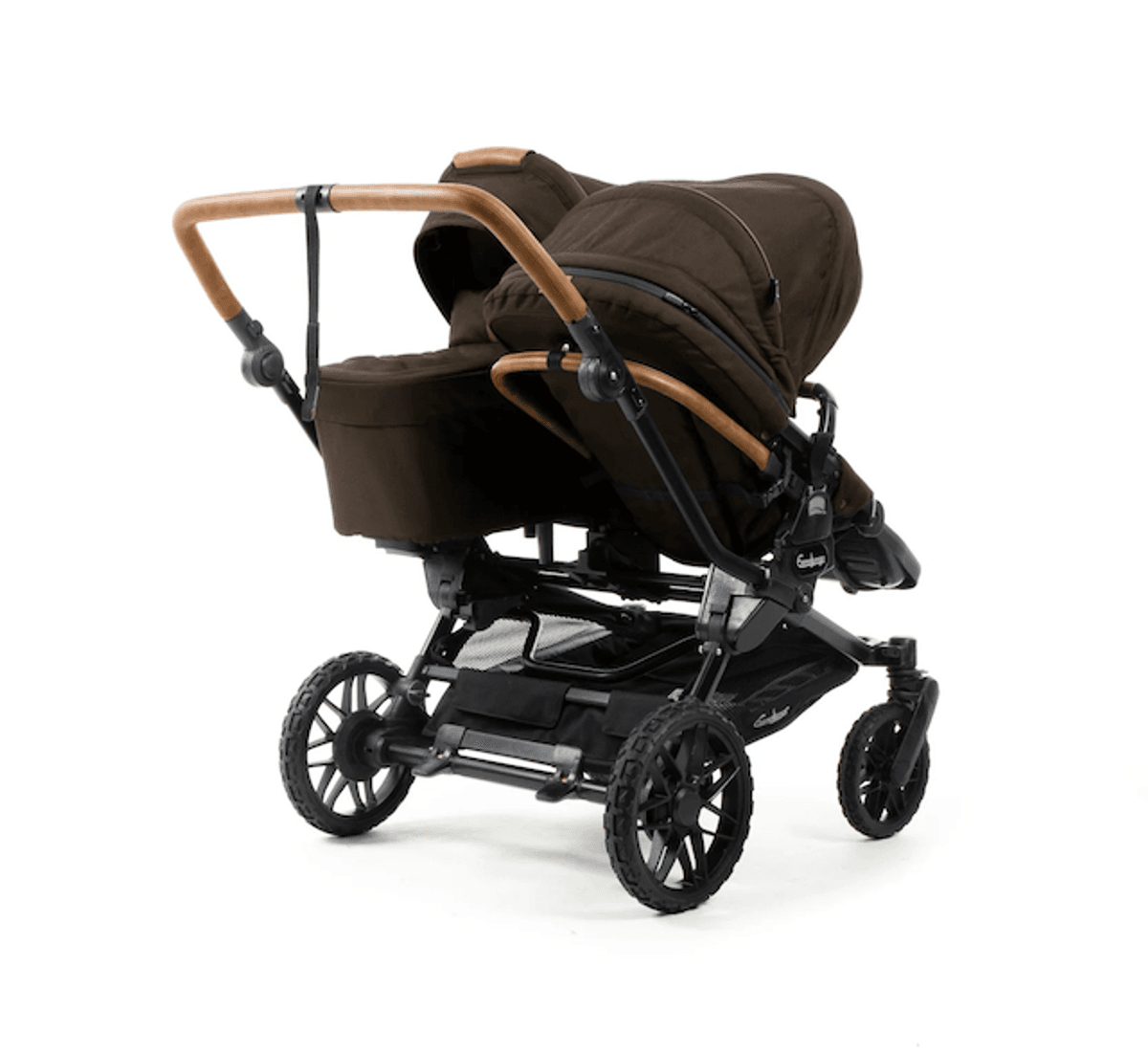 Emmaljunga 2027 | Double Sento Liggedel+ og Ergo sittedel+ | Outdoor Brown