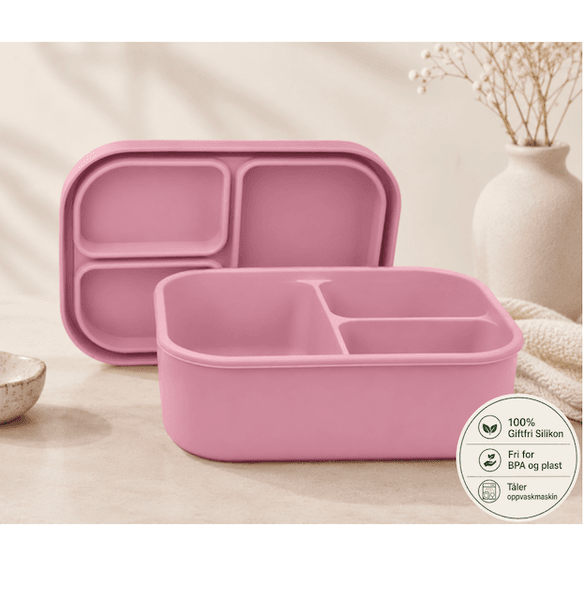 Hovedbilde Troller Kids | Silikon Matboks | Rosa