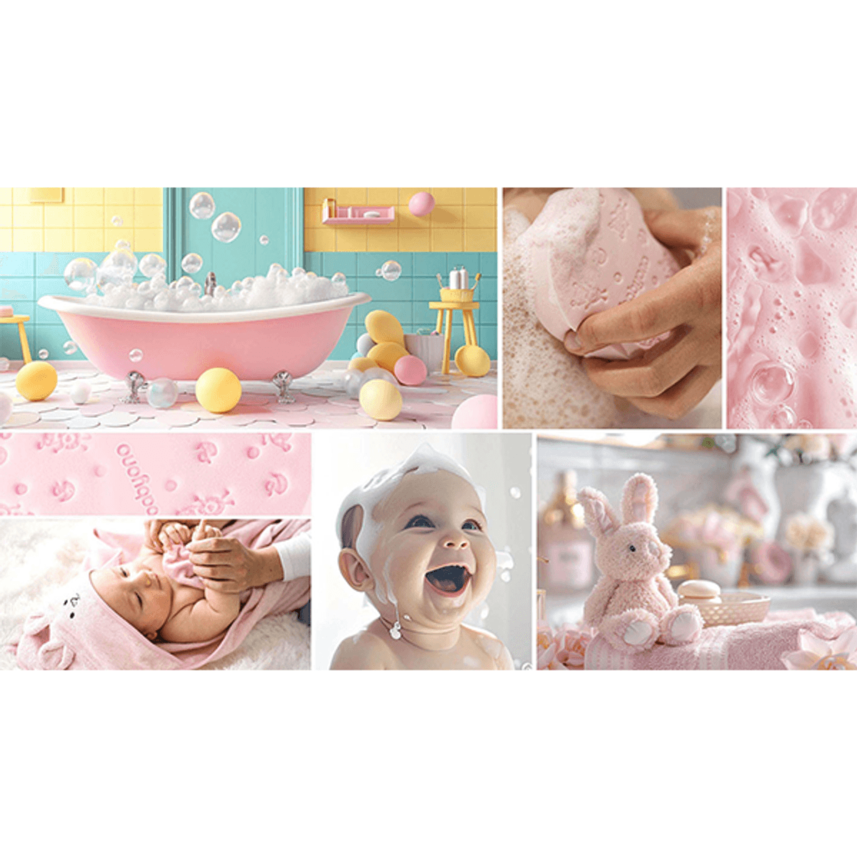 Babyono | Myk Babysvamp | Rosa
