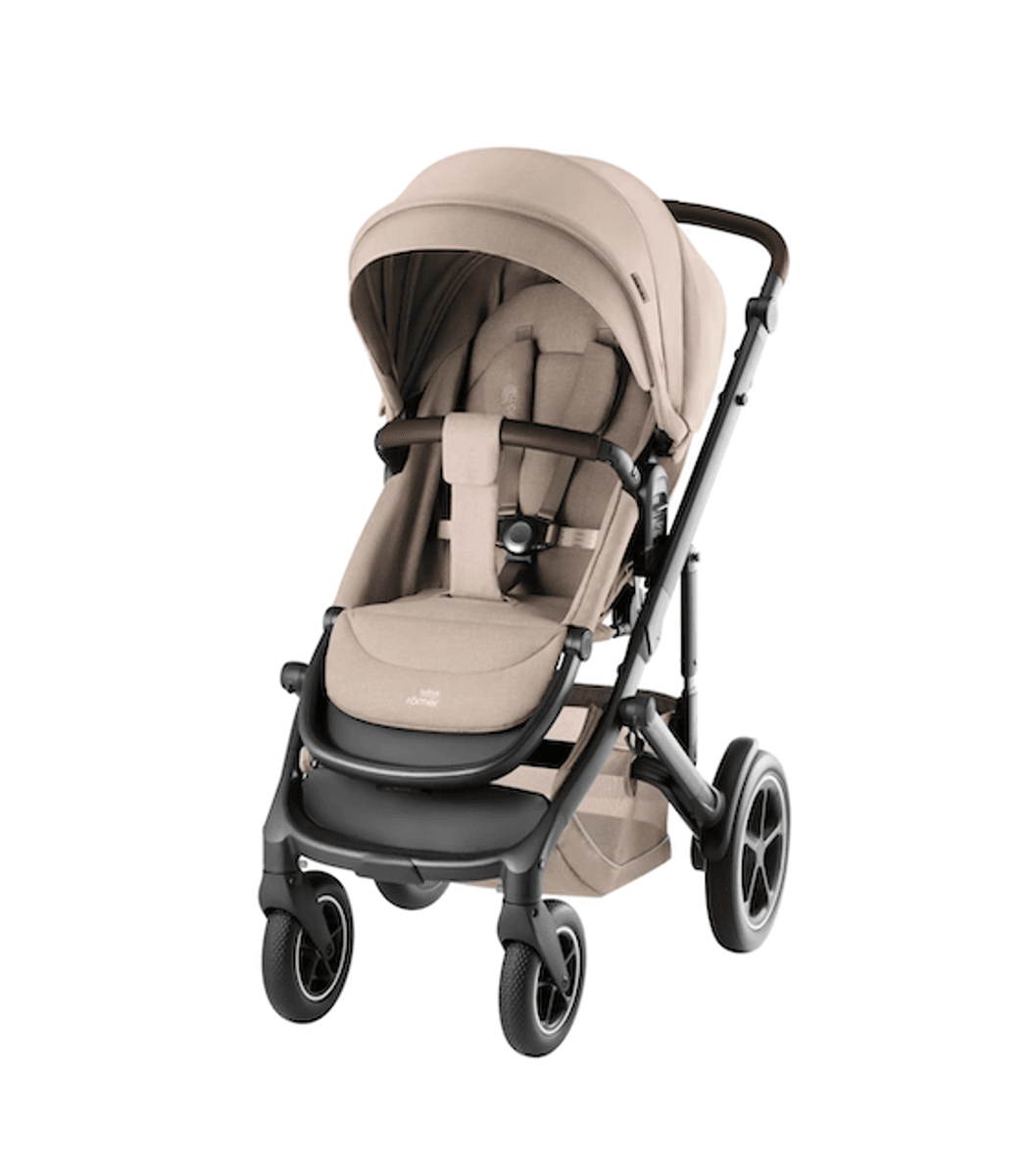 Britax | Smile 5Z Kombivogn + BABY-SAFE Pro Bilstol & Base | Teak and Grey 