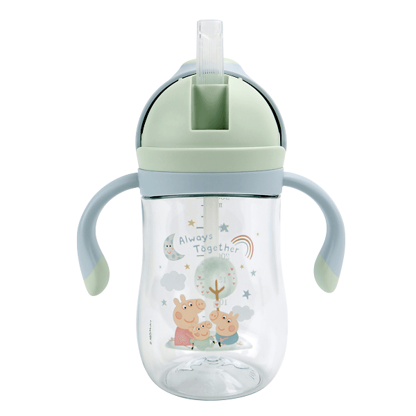 Hovedbilde Peppa Pig | Evie Sugerørskopp | 240 ml | Blå