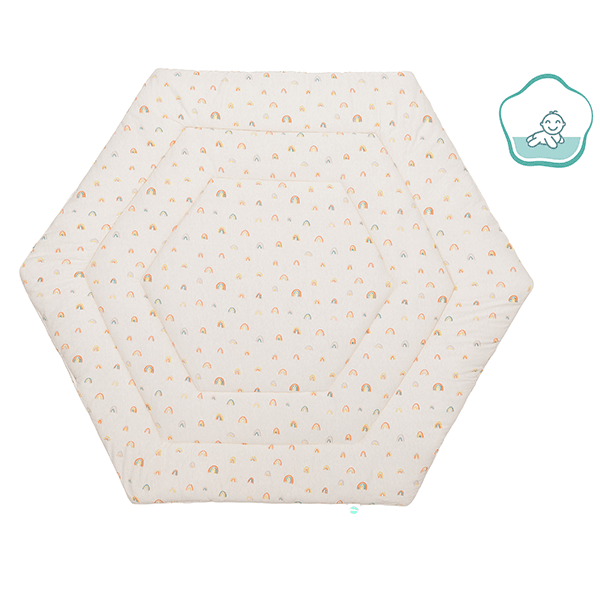Hovedbilde Fillikid | Sekskantet Leketeppe | Rainbow Beige
