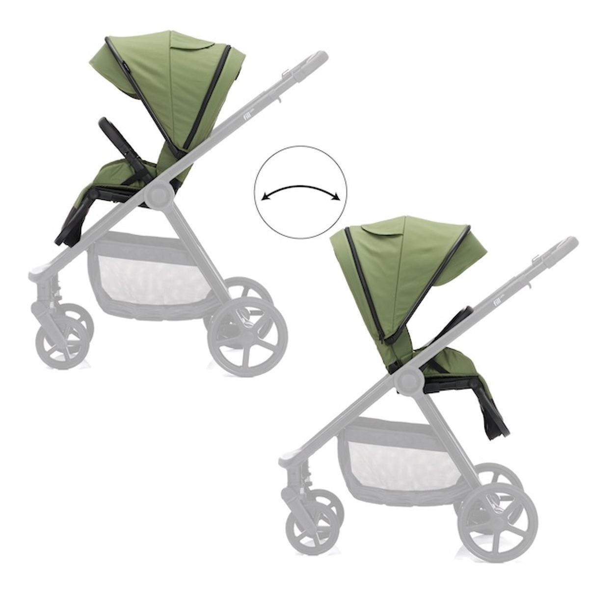  Fillikid | Lion vognpakke + bilstol | Forest green